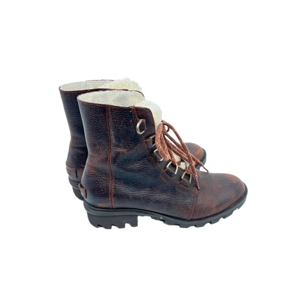 Sorel Leather Fenix Lace Up Boots - Picture 4 of 6